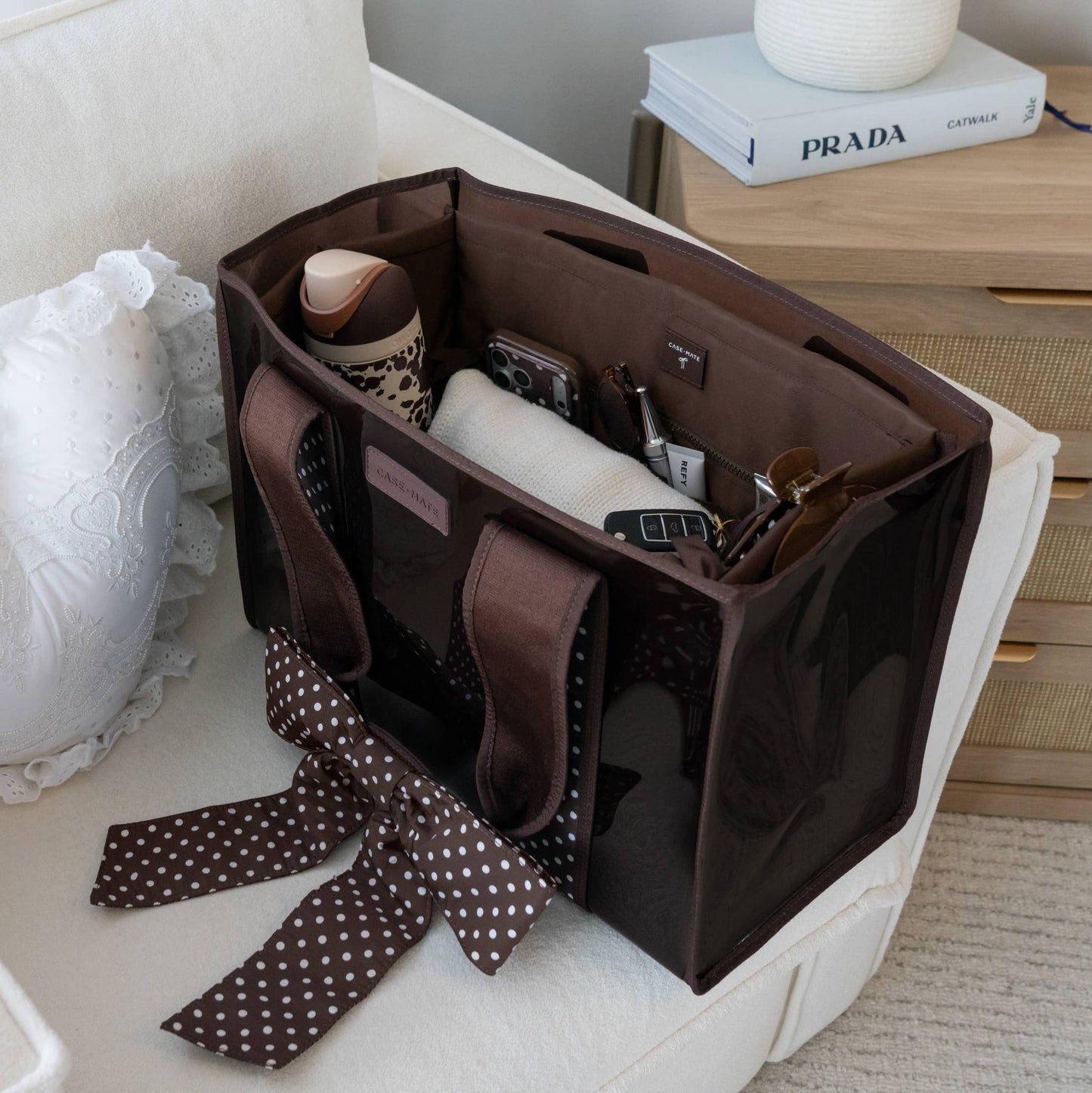 Case-Mate Tote Organizer Insert - Espresso (Classic Size)
