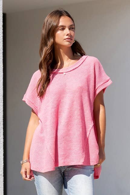 Crochet Knit Poncho Top