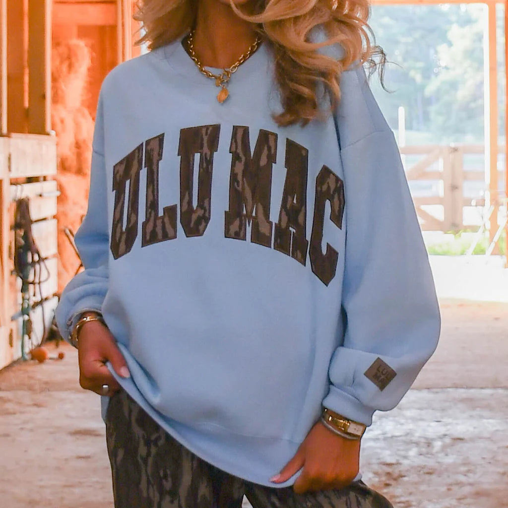 Lulu Mac Mossy Oak Bottomland sweatshirt adult