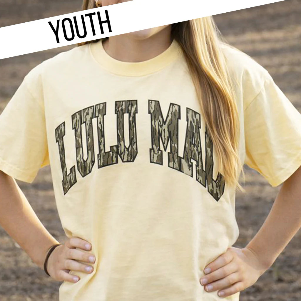 Lulu Mac- Youth Mossy Oak Bottomland Tee's