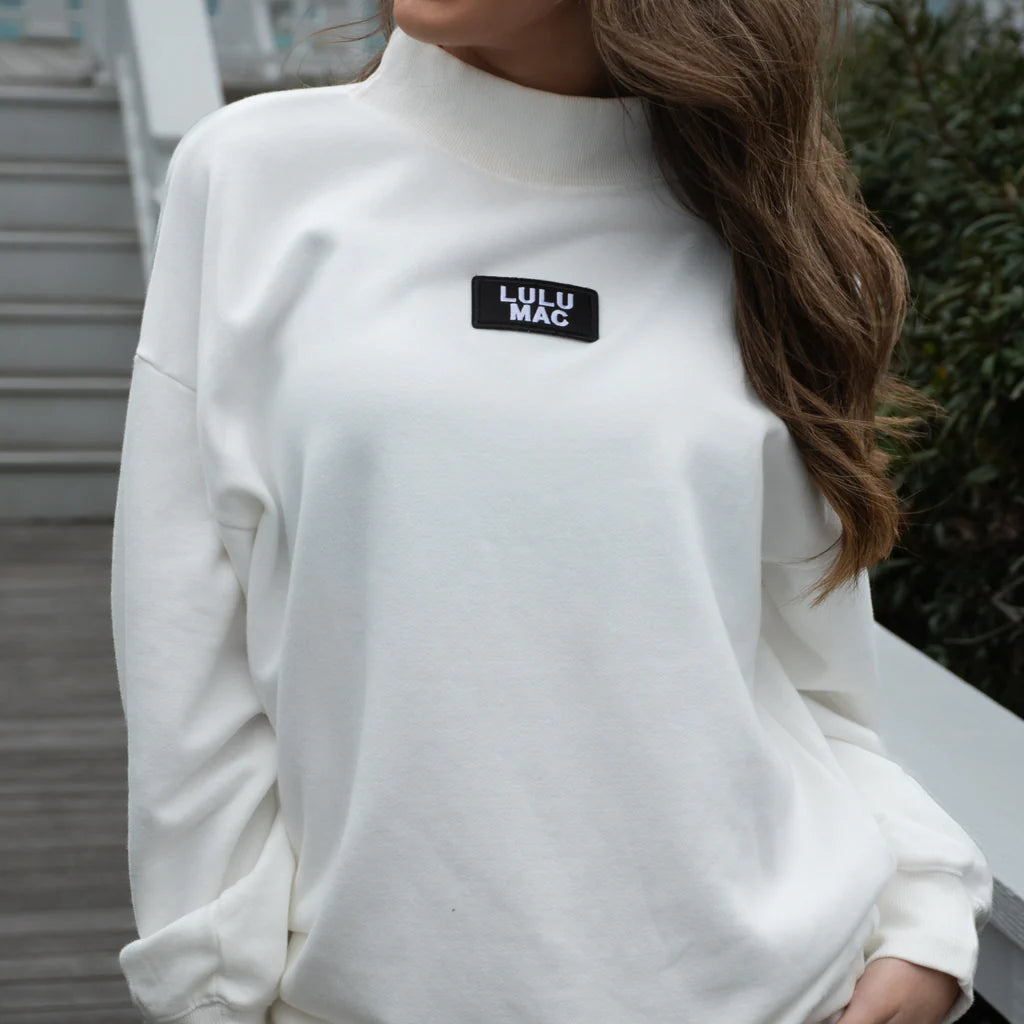 Lulu Mac Mock terry cloth top