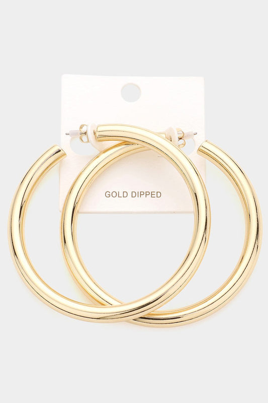 "Metal Hoop" Earrings